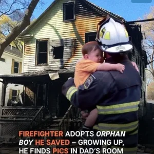 Firefighter Saves then Adopts Orphan Boy who Finds Mom’s Photo in Father’s Room 40 Years Later