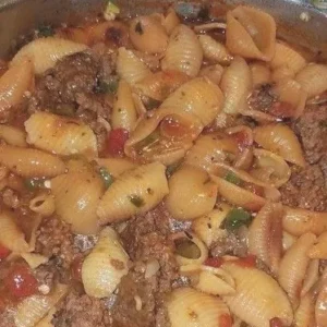Pasta Shells With Ground Beef Recipe
