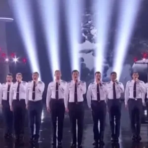 A mere 30 seconds into the performance, thunderous cheers erupt from the crowd as the 15 cadets on stage captivate their audience.