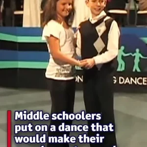 Middle schoolers put on a dance that would make their grandparents proud (VIDEO)