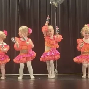 Adorable toddlers dance during recital, only for it to become comical.