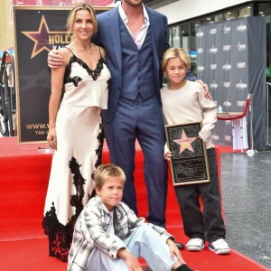 People are upset that Chris Hemsworth’s wife wore a slip dress to the Hollywood Walk of Fame ceremony, calling it “not appropriate.”