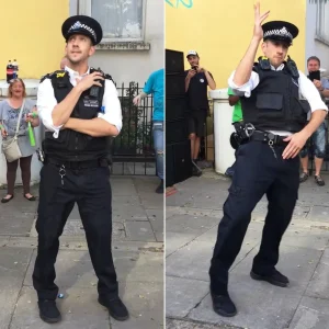 Dan Graham, a dancing police officer, steals the show at Notting Hill Carnival. You may know him.