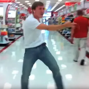Man Turns Heads In Laughter Dancing To ‘Footloose’ In Target