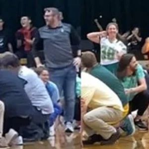 Teachers And Cheerleaders Face Off In Epic Hilarious Dance Duel