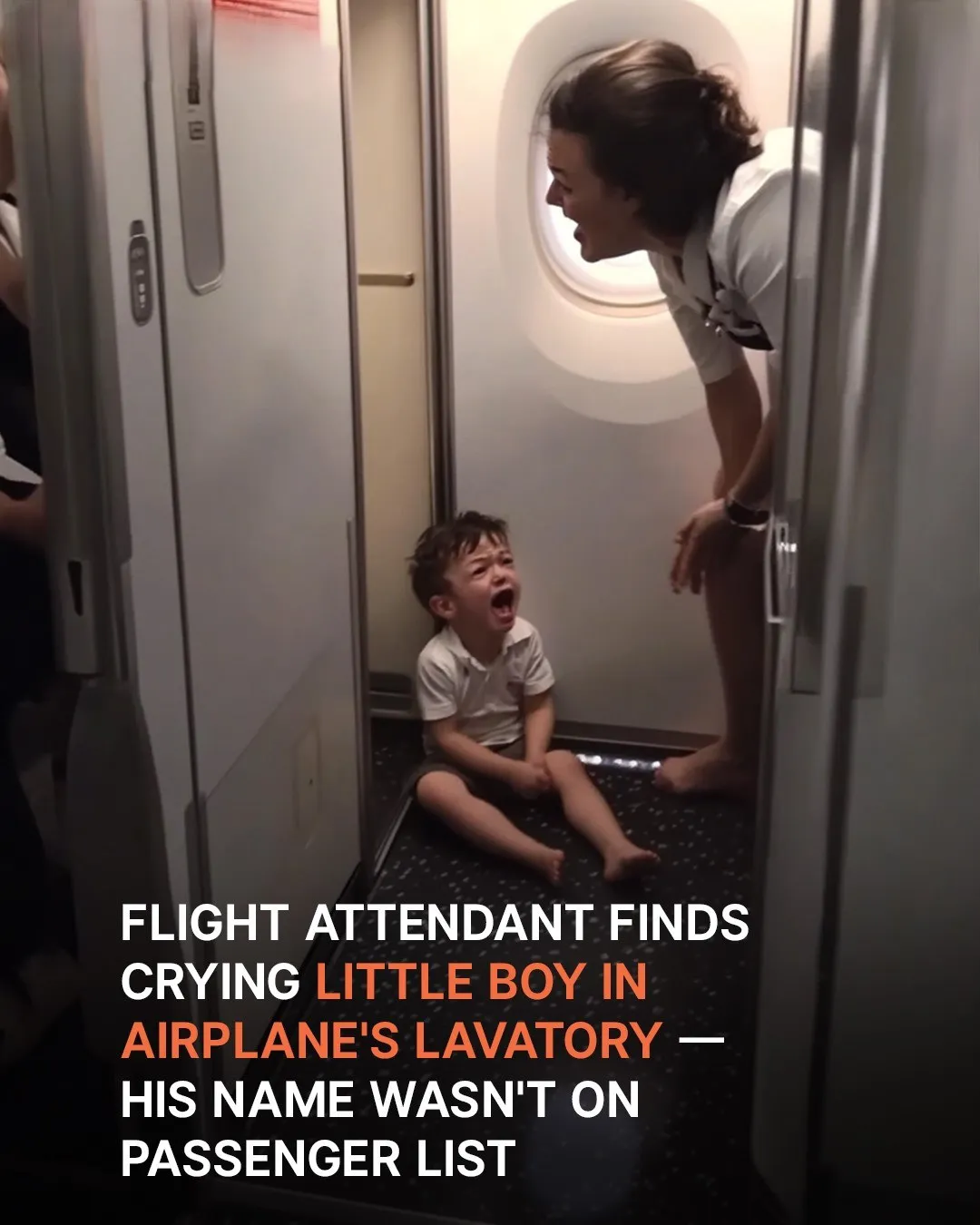 Stewardess Hears Crying from Lavatory, Finds Kid Who Wasn’t on Passenger List — Story of the Day