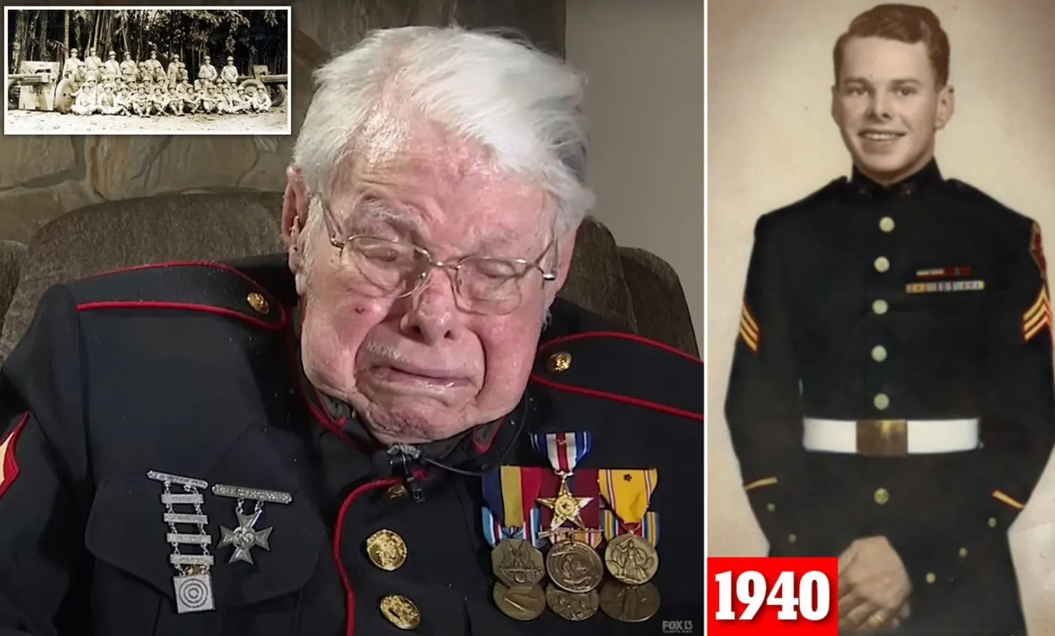 The words of this 100-years-old veteran for our sacred Nation got me with Goosebumps
